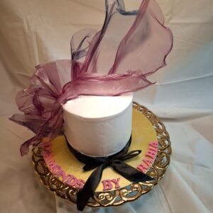 Modern Minimalist Sail Cake