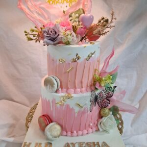 *Pink Drip Dream Cake*