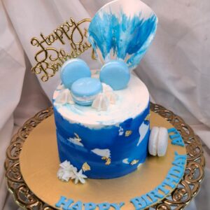 Glacial Blue Macaron Bliss