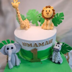 Jungle Safari Birthday Blast Cake