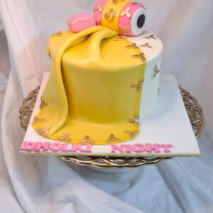 Elegant Dholki Beats Cake